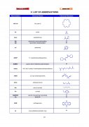LIST OF ABBREVIATIONS化学结构缩写